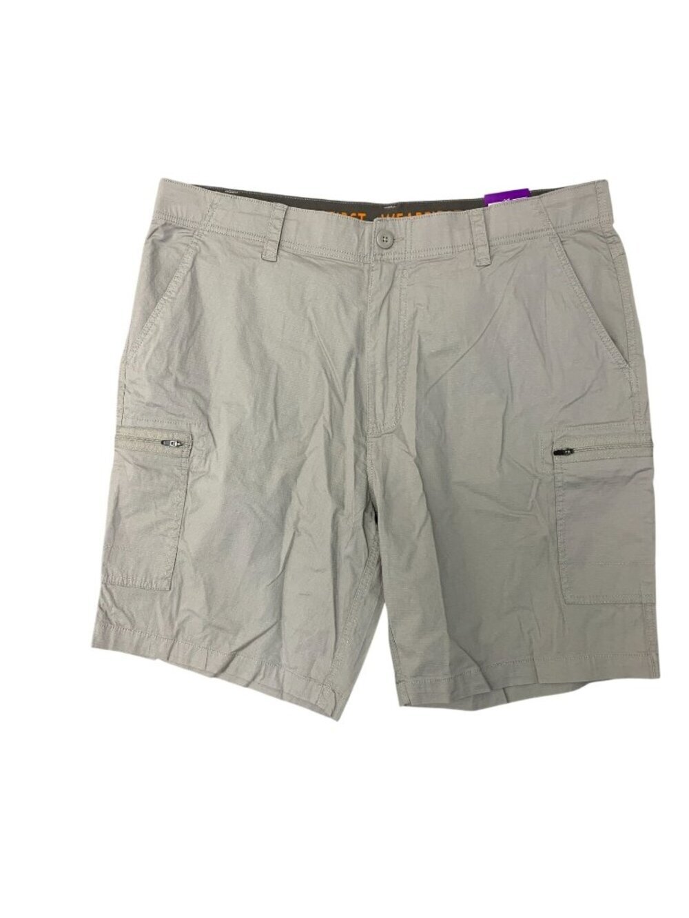 NWT Wearfirst Men's 40 Gray Cargo Shorts Lightweight Casual Outdoor Wear